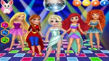 Dancing Princesses Elsa Anna Ariel Rapunzel - Disney Princess Games for Girls