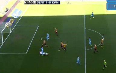 Jeremy Perbet Goal HD - Gent	1-0	KV Mechelen 12.03.2017