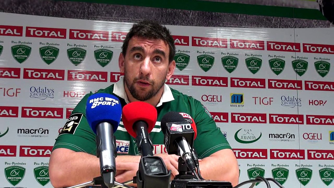 Thomas Bianchin après Section Paloise - Castres : "On savait qu'il fallait répondre présent"