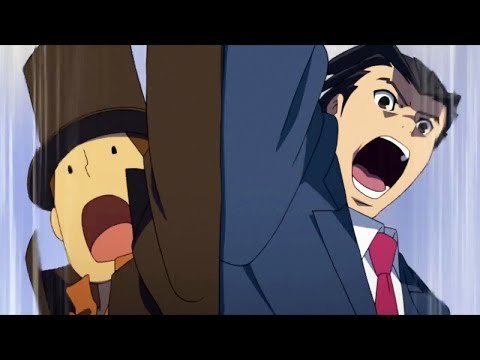 Professeur Layton VS Phoenix Wright Trailer VF