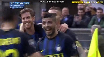 Ever Banega goal HD | Inter Milan 5-0 Atalanta 12/03/2017