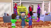 Frozen Elsa SpiderGirl Hulk Spiderman Vs Killer Clown Venom Joker Funny Animals Attacks Su