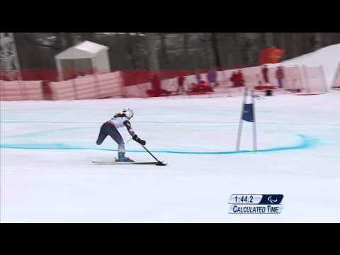 Stephanie Jallen (2nd run)| Women's giant slalom standing | Alpine skiing | Sochi 2014 Paralympics