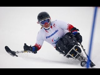 Erna Fridriksdottir (2nd run) | Women's giant slalom sitting| Alpine skiing | Sochi 2014 Paralympics