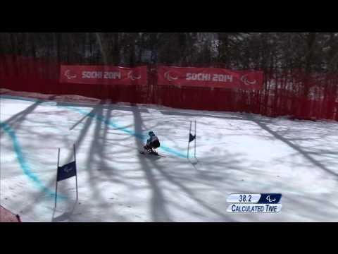 Claudia Loesch (1st run) | Women's giant slalom sitting| Alpine skiing | Sochi 2014 Paralympics