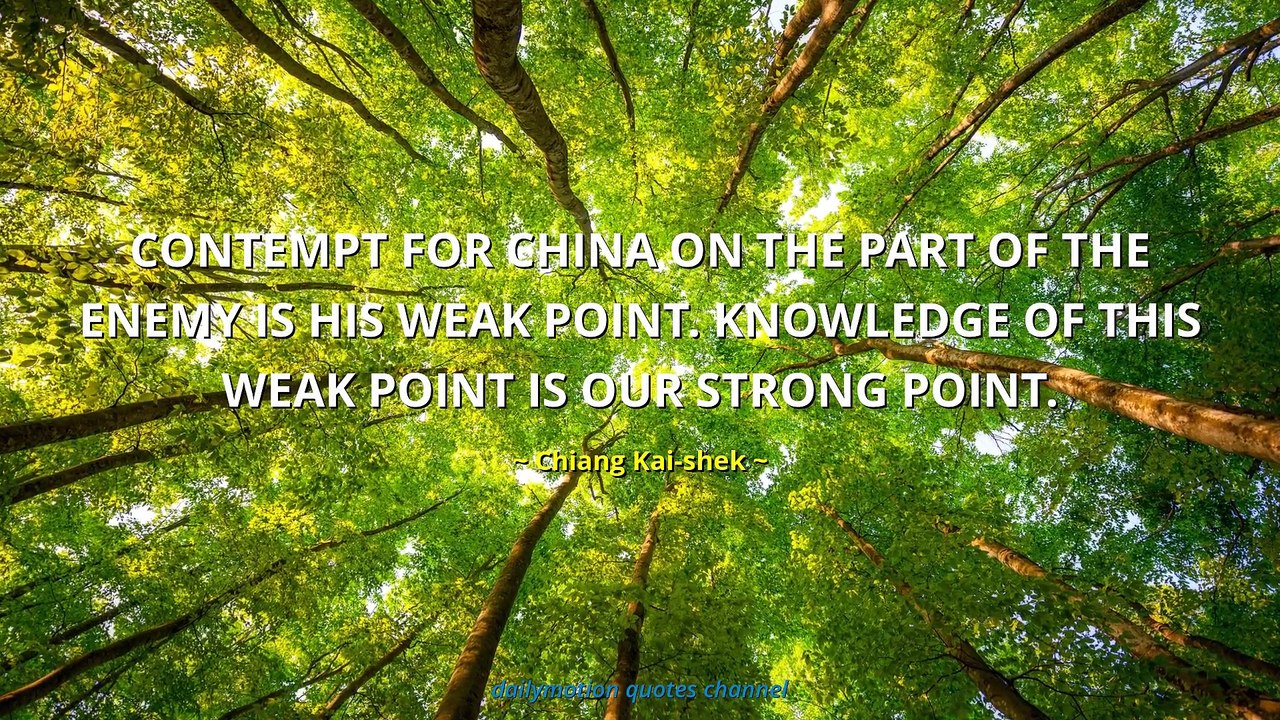 Chiang Kai-shek Quotes #1