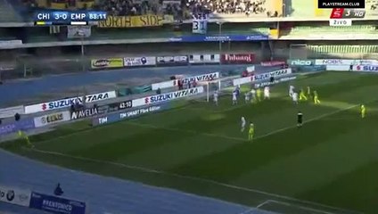 Bostjan Cesar GOAL Chievo 4-0 Empoli Serie A 12.03.2017
