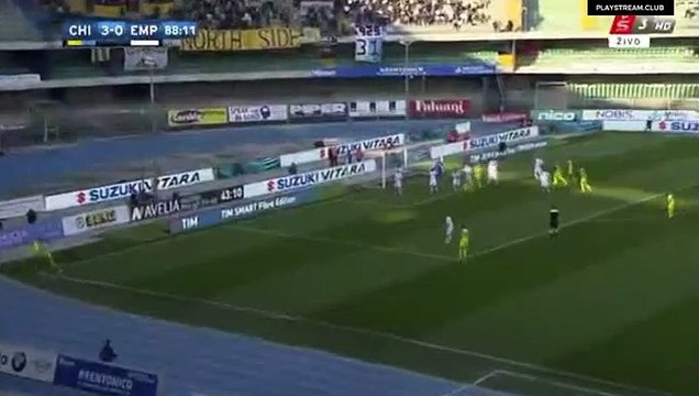 Bostjan Cesar GOAL Chievo 4-0 Empoli Serie A 12.03.2017