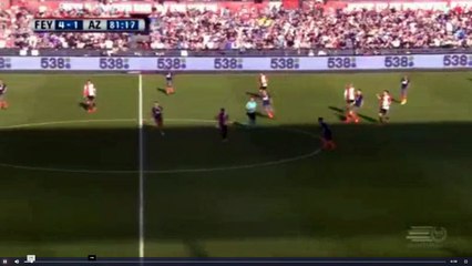 Jorgensen Hatt Trick  Goal - Feyenoord vs AZ Alkmaar 5-1  12.03.2017 (HD)