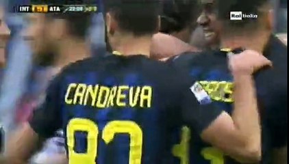 Ever Banega Goal Inter 7 - 1 Atalanta SA 12-3-2017