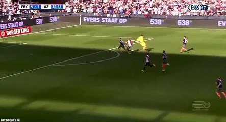 Jorgensen N. Goal HD - Feyenoord 5-1 AZ Alkmaar 12.03.2017