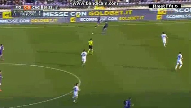 Nikola Kalinic GOAL Fiorenitna 1-0 Cagliari Serie A 12.03.2017