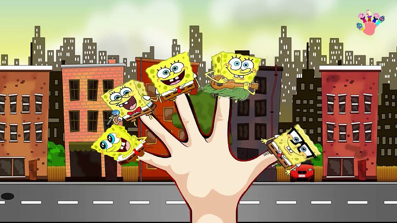 SpongeBob SquarePants Finger Family Song | Nursery Rhymes COLLECTION Real Life for kids