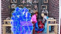 Spiderman, Frozen Elsa, Anna, Maleficent bikini in pool - Funny Superheroes in Real Life episode 5