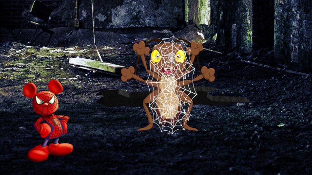Mickey Mouse Super Heroes Clubhouse vs Scary Bugs Fighters Finger Family Song!