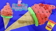 Пеппа свинья Игрушки играть доч Создание мороженое Радуга пластилин замороженные Дети