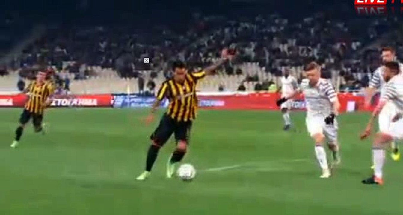 Sergio Araujo Goal - AEK Athens FC	1-0	PAOK 12....