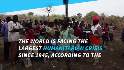 UN: World faces largest humanitarian crisis since 1945
