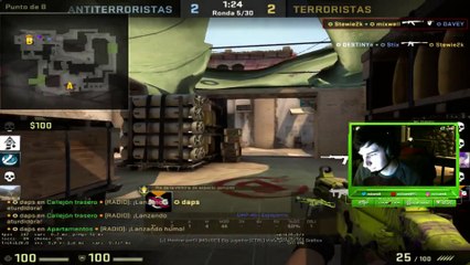 CSGO: Daps misses his grenade...