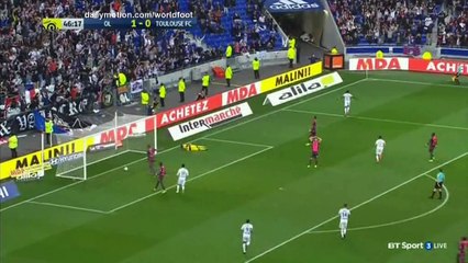 But Maxwel Cornet Lyon vs Toulouse 2-0 - 12 mars 2017