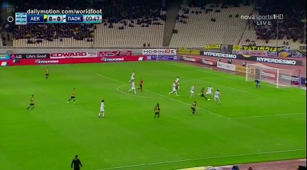 Sergio Araujo Goal HD - AEK Athens FC 1 - 0 PAOK - 12.03.2017