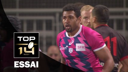 TOP 14 ‐ Essai 2 Waisea VUIDRAVUWALU (SFP) – Lyon-Paris – J20 – Saison 2016/2017