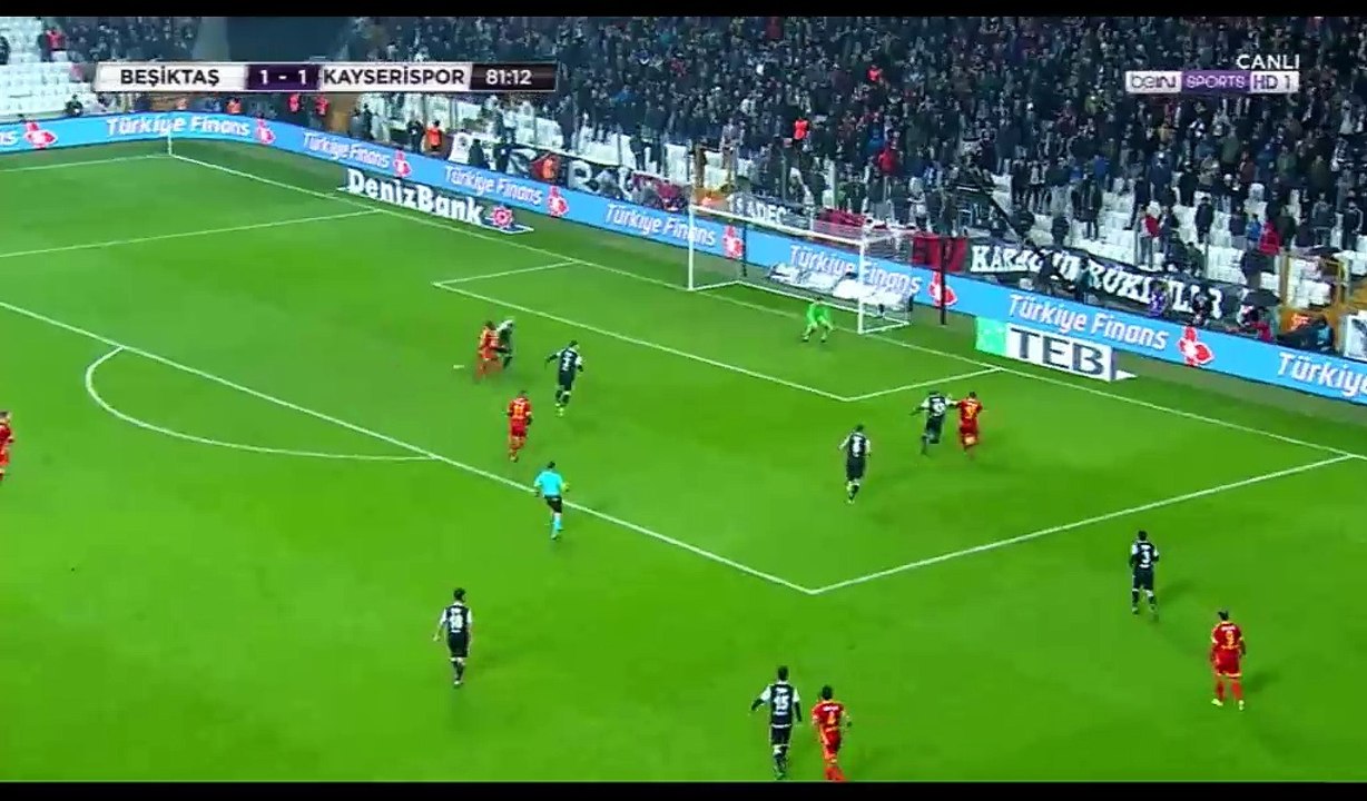 (Own goal) Beck A. HD - Besiktas 1-2 Kayserispor - 12.03.2017