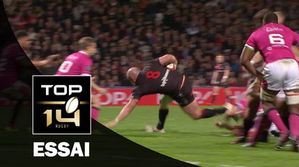 TOP 14 ‐ Essai Carl FEARNS (LOU) – Lyon-Paris – J20 – Saison 2016/2017