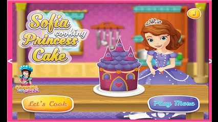 Sofia the First - Sofia Cooking Princess Cake - Disney Movie Cartoon Game for Kids in Engl