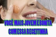 ESFOLIANTE CASEIRO renova sua pele diminue linha de expressão e MANCHAS DE IDADE das mãos rosto e colo