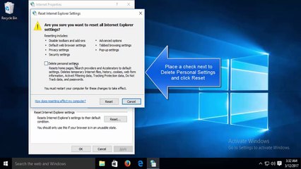 Internet Explorer cannot display the webpage