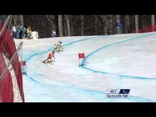 Melissa Perrine (1st run)| Women's giant slalom visually impaired | Alpine skiing | Sochi 2014