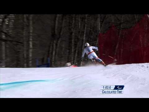 Aleksandra Frantceva (1st run)| Women's giant slalom visually impaired | Alpine skiing | Sochi 2014