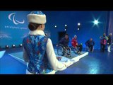 Men's slalom sitting Victory Ceremony  | Alpine skiing | Sochi 2014 Paralympics