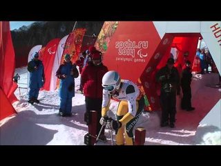 Jessica Gallagher (1st run)| Women's giant slalom visually impaired | Alpine skiing | Sochi 2014