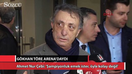 Çebi: 'Şampiyonluk emek ister, öyle kolay değil'