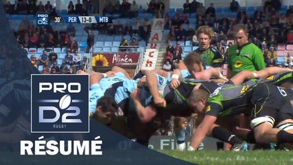 PRO D2 - Résumé Perpignan-Montauban: 37-3- J24 - Saison 2016/2017
