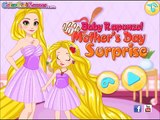 Disney Princess Rapunzel and Baby Rapunzel Mothers Day Surprise Video Game For Kids!