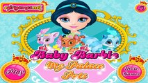 Baby Barbie My Palace Pets Disney Princess Ariel, Jasmine, Cinderella, Belle, Aurora, Rapu