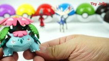 Learn Colors with Pokeball Surprise Egg Pokemon Go! Toys, Pikachu, Xerneas, Yveltal Pokémo