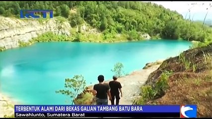 Indahnya Pesona Wisata Danau Biru di Sawah Lunto