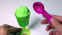 Learn Colors Play Doh Cars Mickey Mouse Ice Cream Popsicle Play Foam Surprise Eggs Slime T