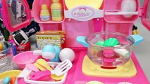 Cooking Kitchen Ramen Noodle Toy Surprise Eggs Tayo Bus Learn Colors Toys