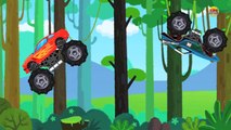 Max The Monster Truck and More Big Trucks For Children | Geckos Garage