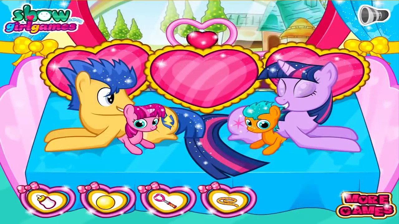 My Little Pony PREGNANT Twilight Sparkle Pinkie Pie Rainbow Dash Gives Birth - Baby Games