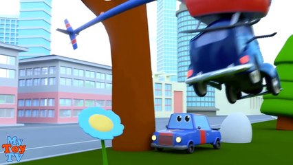 Carl Super Truck and the Plane in Car City | Truck cartoon for kids