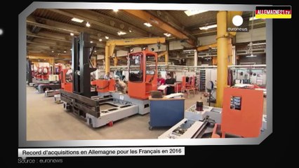 Record d'acquisitions en Allemagne pour les Français en 2016