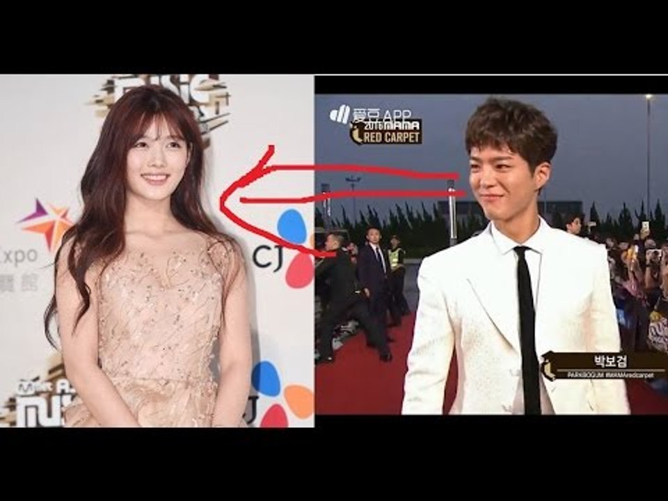 161202 KIM YOO JUNG 김유정 & PARK BO GUM 박보검  @MAMA 2016 in HongKong Red Carpet