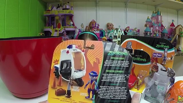 DISNEY ZOOTOPIA GIANT SURPRISE EGG Play Doh Nick Wilde Officer Judy Hopps Play-Doh Zootopi