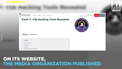 Wikileaks reveals CIA's espionage techniques